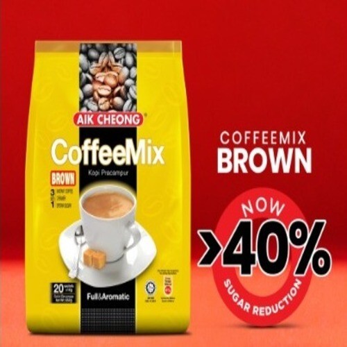 8 X PACKS AIK CHEONG Instant 4in1 Milk Tea Beverage Teh Tarik [12 Sachet x 38g]