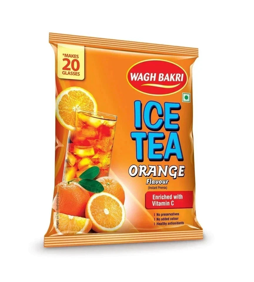 Wagh Bakri Orange Ice Tea, 250g Free Shipping World Wide