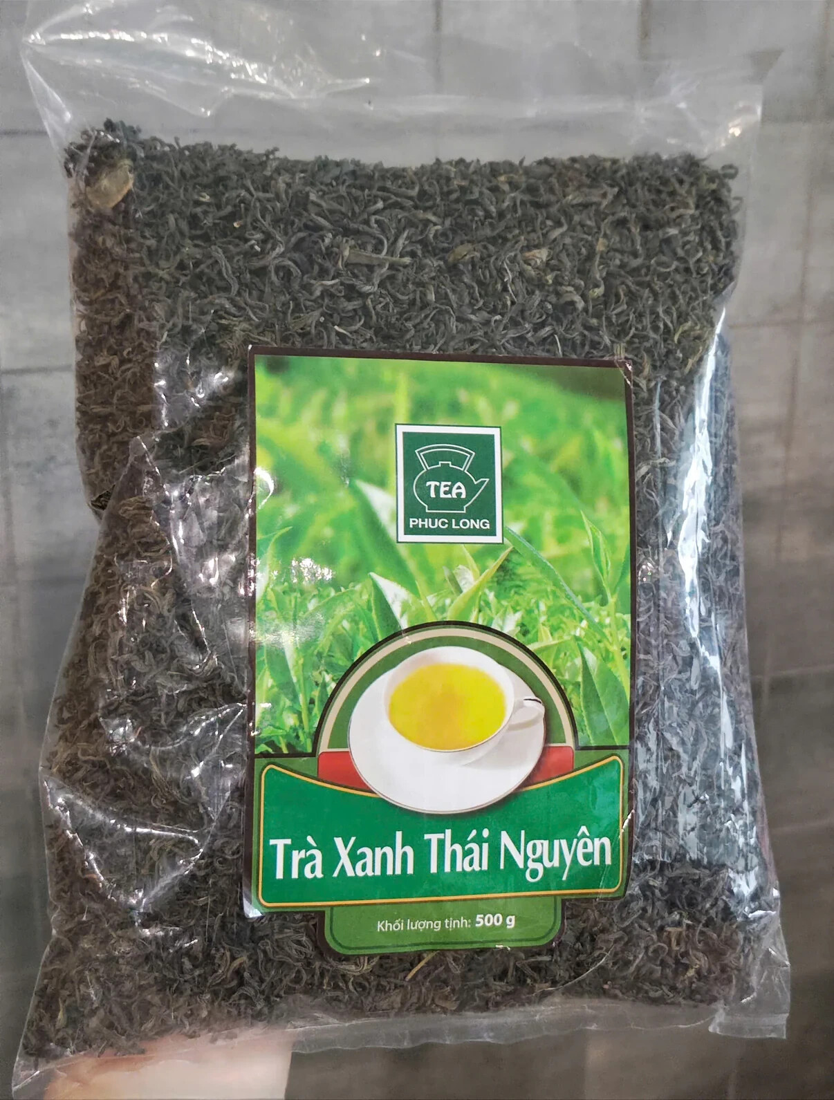 Vietnamese Phuc Long Tea -Thai Nguyen Green Tea Bag 500g High Quality