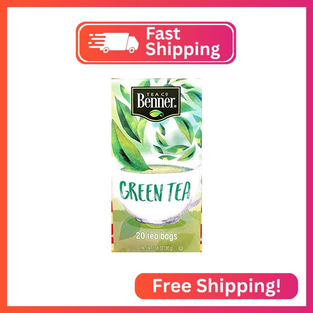 Benner Original Green Tea – 3 Packs (60 Tea Bags)