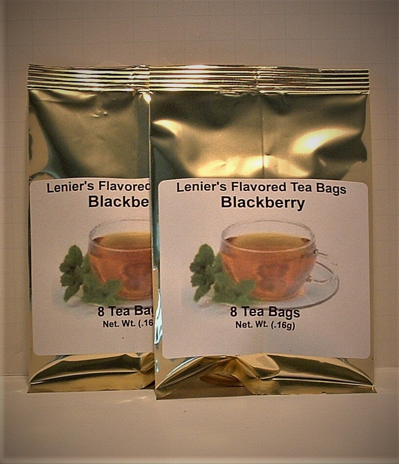 Lenier’s English Style Flavored Blackberry flavored 4/8 count (32) tea bags