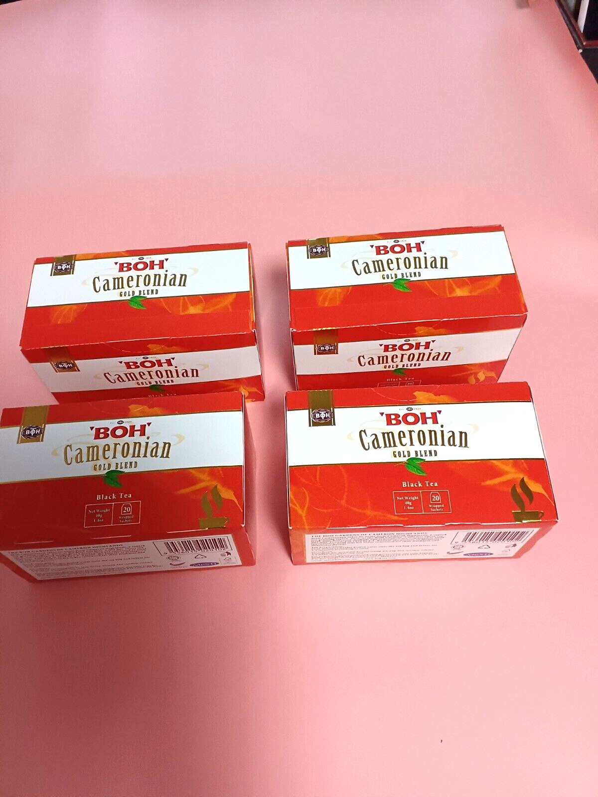 4 Boxes BOH TEA Cameronia Gold Blend Tea 20 teabags Malaysia