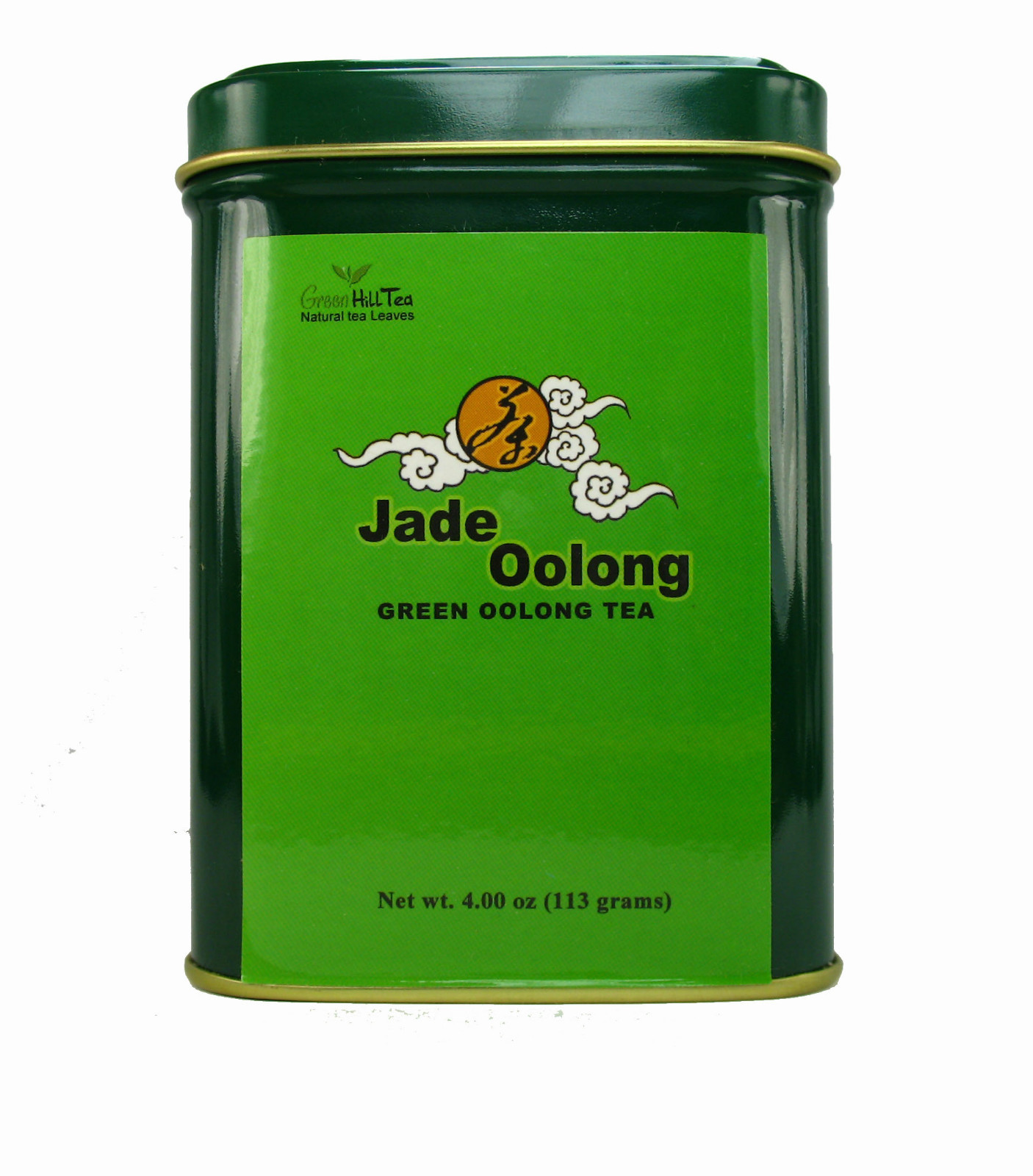 Jade Oolong Tea Green Oolong Tea Loose Leave Tea 4 OZ Packed In Tea TIN