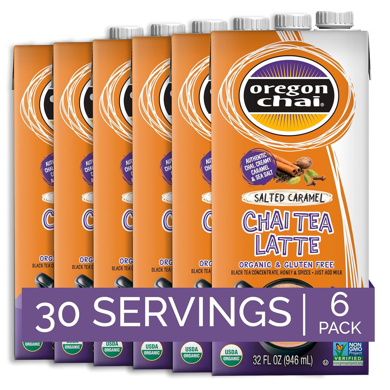 Salted Caramel Concentrate, 32 Fluid Ounce (Pack of 6)