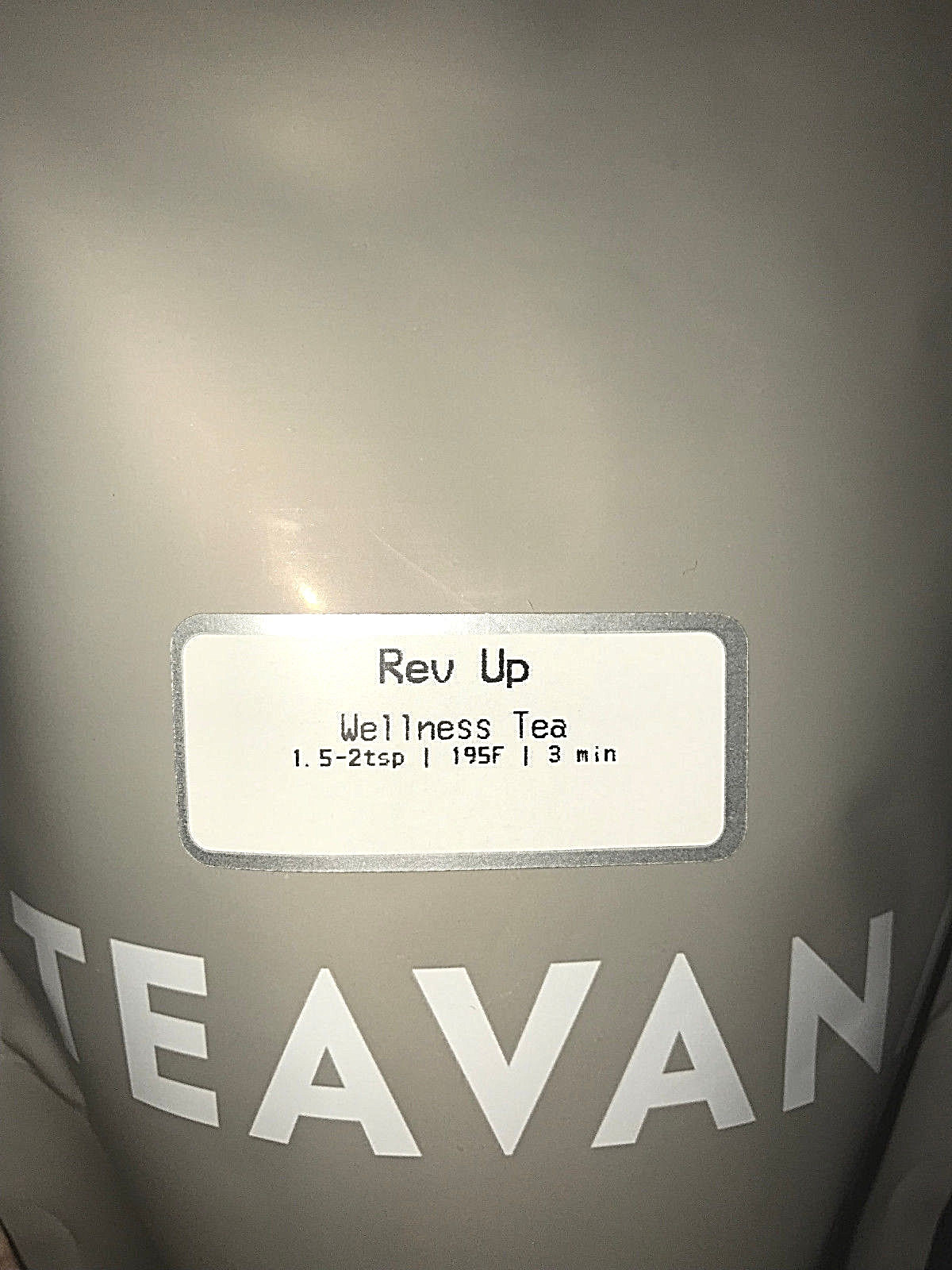 🍑 NEW! RARE! TEAVANA HEALTHY 2 OZ REV UP WELLNESS SEALED TEA BAG! LOOSE LEAF 🍑