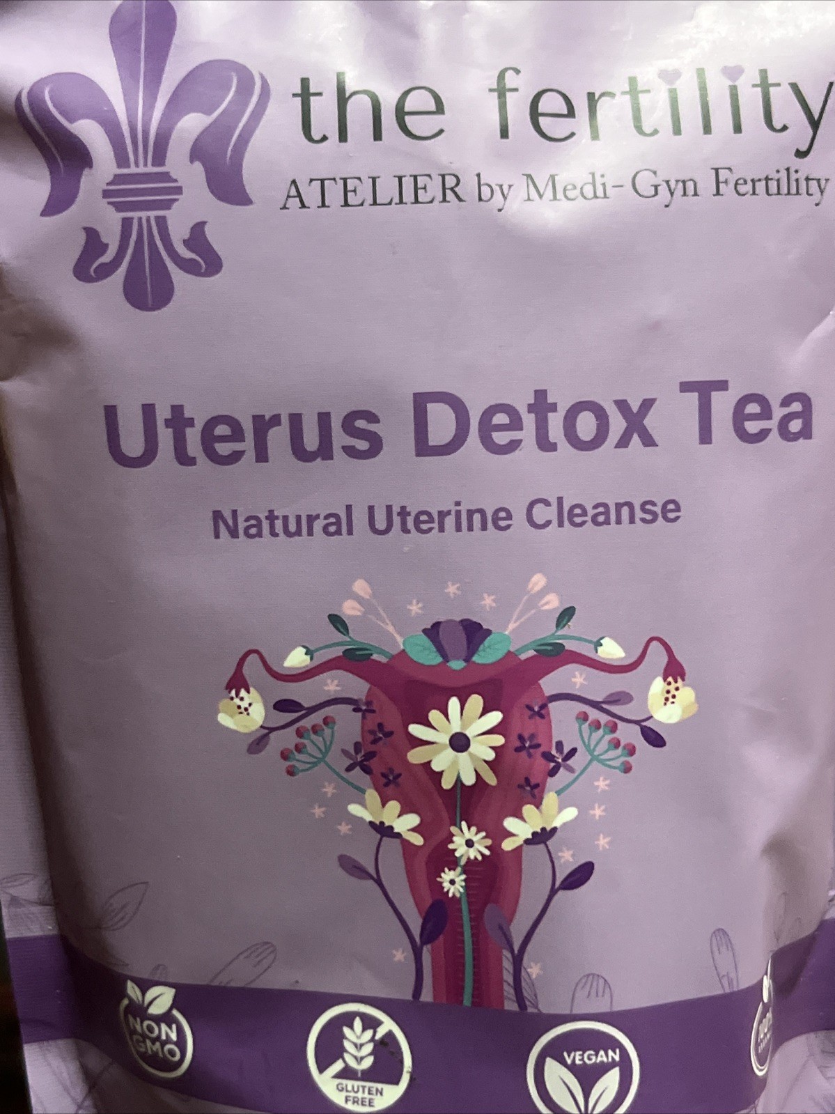 5 Sealed Bags – The Fertility Atleier Medi-Gyn Fertility Utrerus Detox Tea 10/26