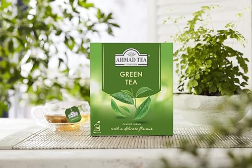 Pure Green Tea 100 Tagged Teabags 100 Count Quality Chinese Green Tea