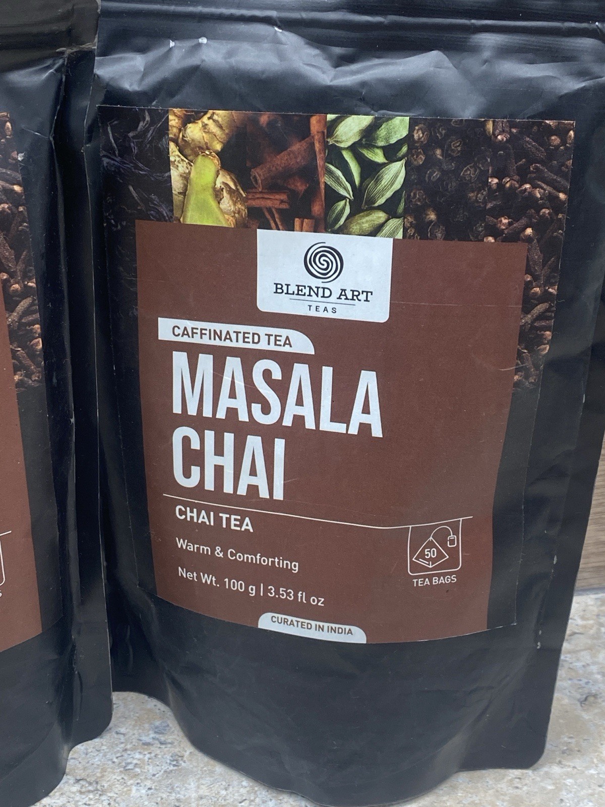 Blendart India’s Original Masala Chai Tea bags 50 Count Lot 2