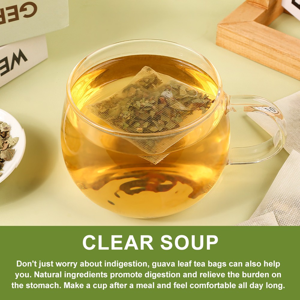 Guava Leavess Tea Bags 180 G Regulate Blood Sugar Improve Digestion Antioxidant