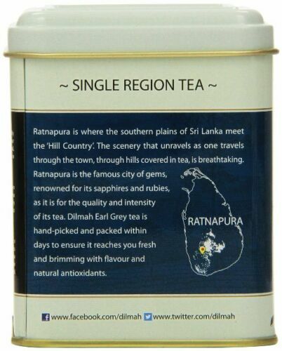 Dilmah Tea, Earl Grey Tea, Loose Leaf, 4.4-Ounce Tins (Pack of 3) (Pkg vary)