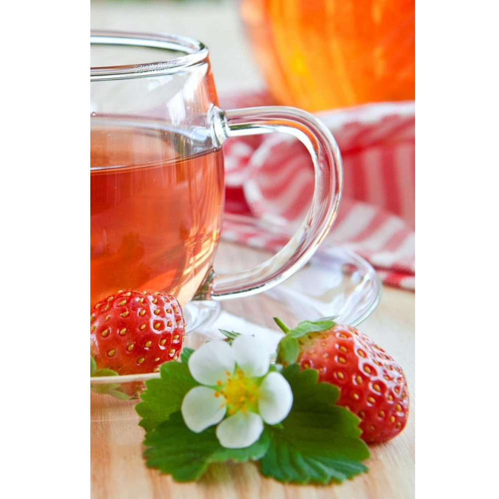 Strawberry Black Tea 25 Bags Flavored Ceylon Zesta Tea Fresh & Premium