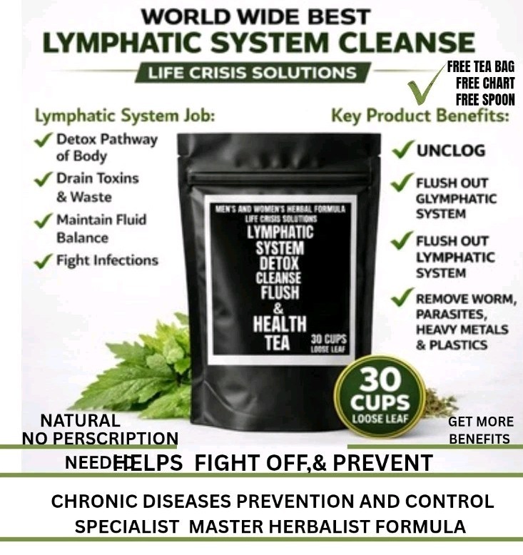 TIKTOK VIRIAL ALKALINE ORGANIC LYMPHATIC SYSTEM UNCLOG DETOX CLEANSE HEALTH TEA