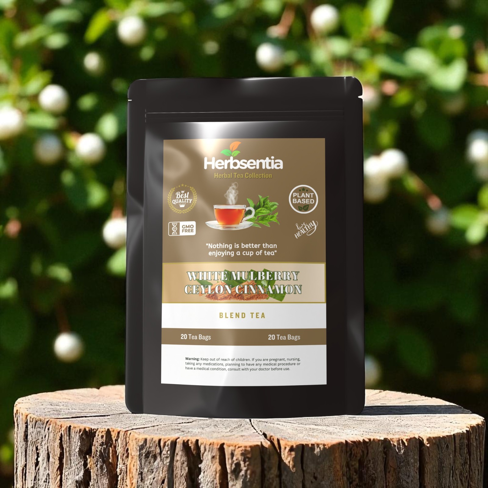 White Mulberry Leaf and Ceylon Cinnamon Tea – Blood Sugar