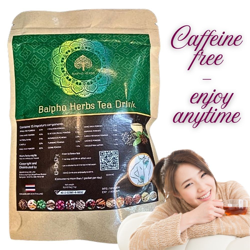 Thai Wellness Instant Herbal Tea Natural Blend Caffeine Free Gift Set 25 sachets