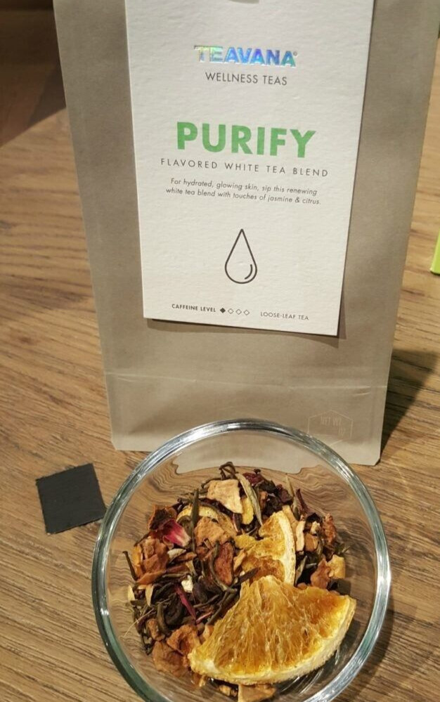 🍓🍓 NEW!! RARE! 8 Oz TEAVANA PURIFY WELLNESS LOOSE LEAF HERBAL TEA BAG! 🍓🍓