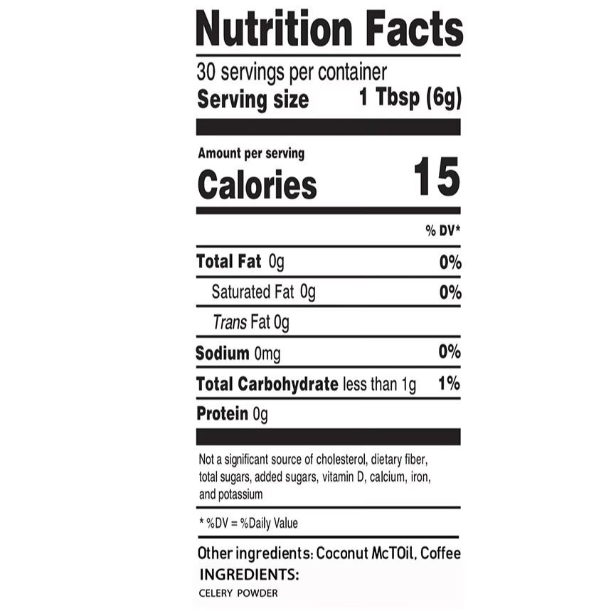 6.35oz of Natural Celery Powder | Reusable Sealed Bag| Fine Celery Powder
