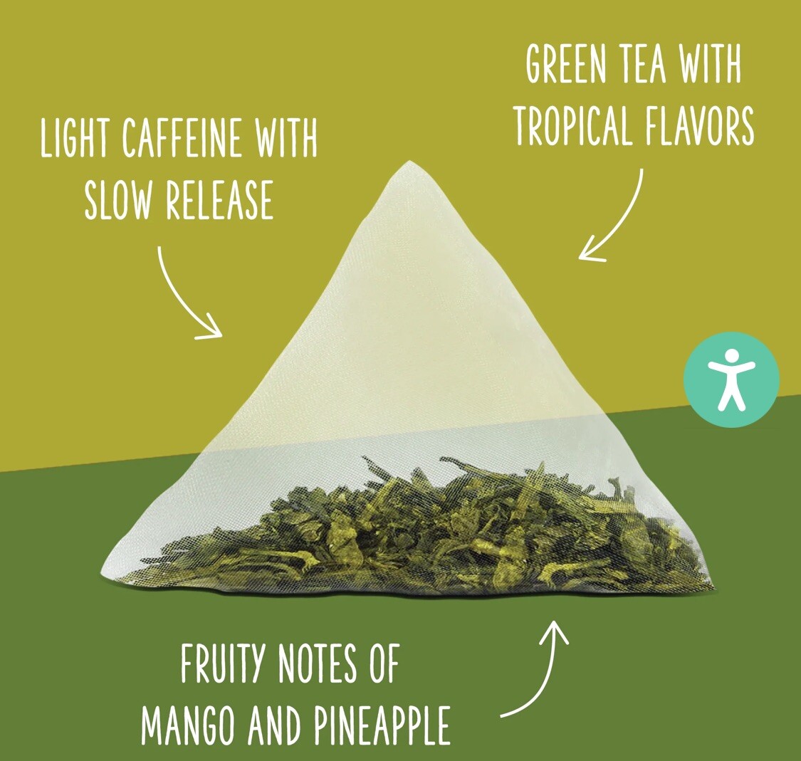 Organic Variety Pack Of 50 Single Packaged TWO LEAVES AND A BUD Tea Sachets