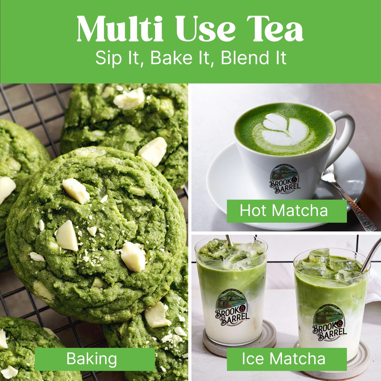 100% Organic Matcha Green Tea Powder 100g – Premium Loose Leaf – Farm to Table