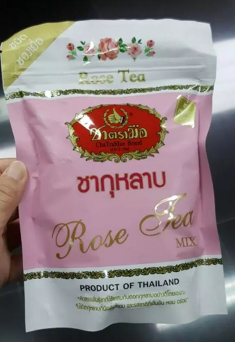 2x75g (Pack 2.5g x 30 Sachets)Rose Tea Mix Oolong Tea Powder Mixed Rose Petals
