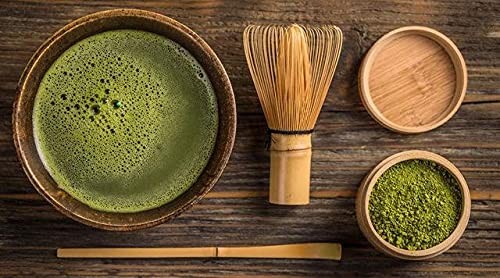 JapanBargain 4727 Matcha Whisk Set Japanese Chasen Bamboo Whisk Tea Spoon and…