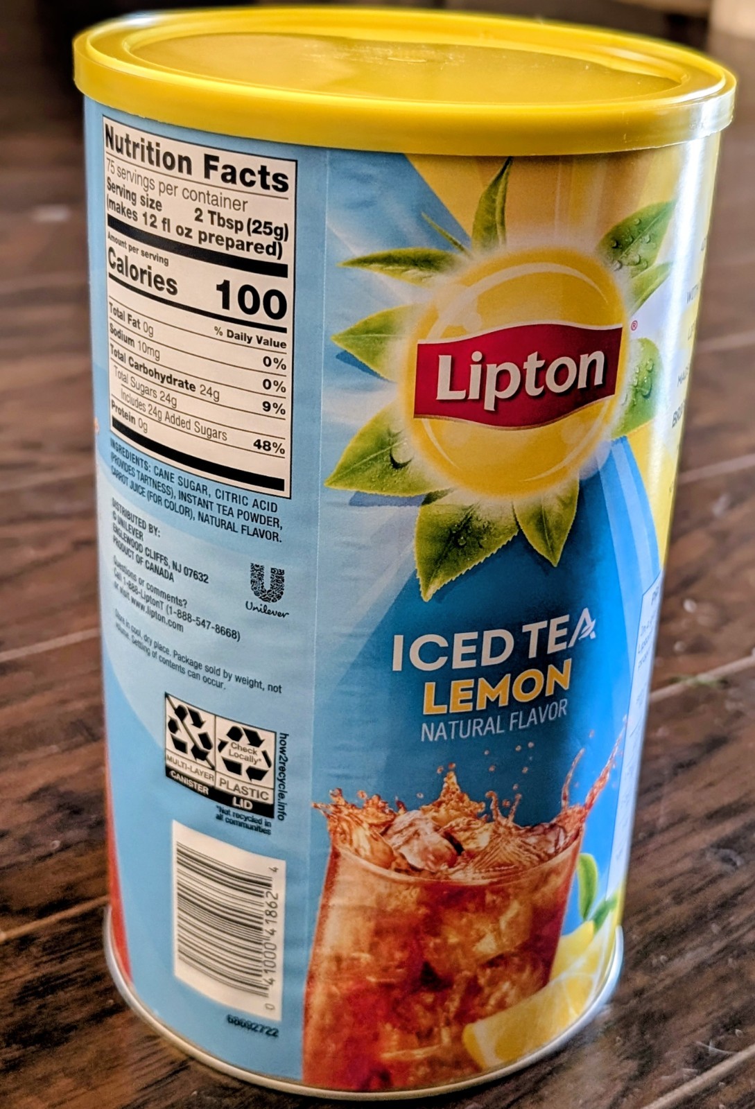 Lipton Iced Tea – Lemon – Makes 28 Quarts