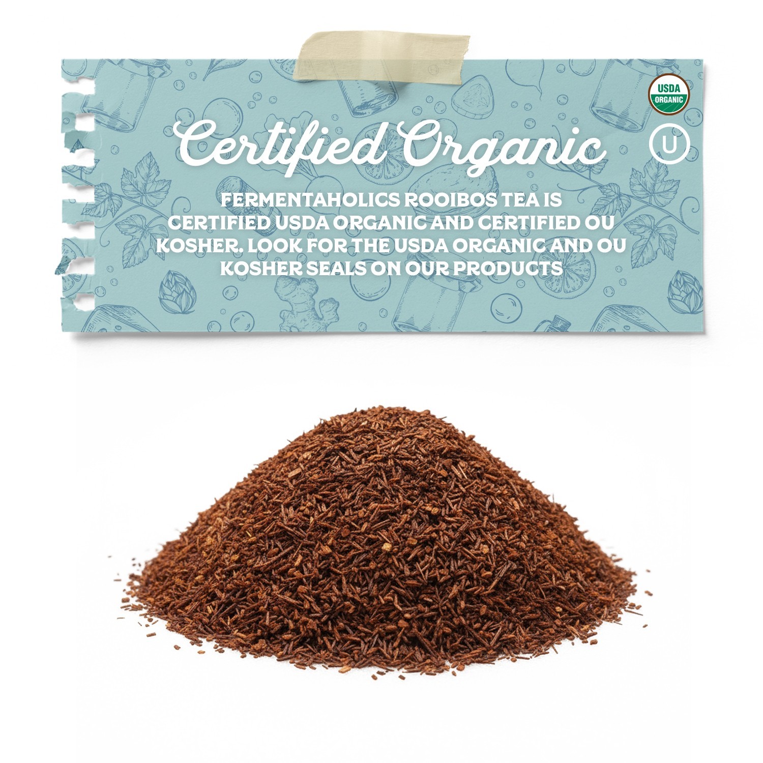 Organic Loose Leaf Rooibos Tea – Perfect for Kombucha Brewing