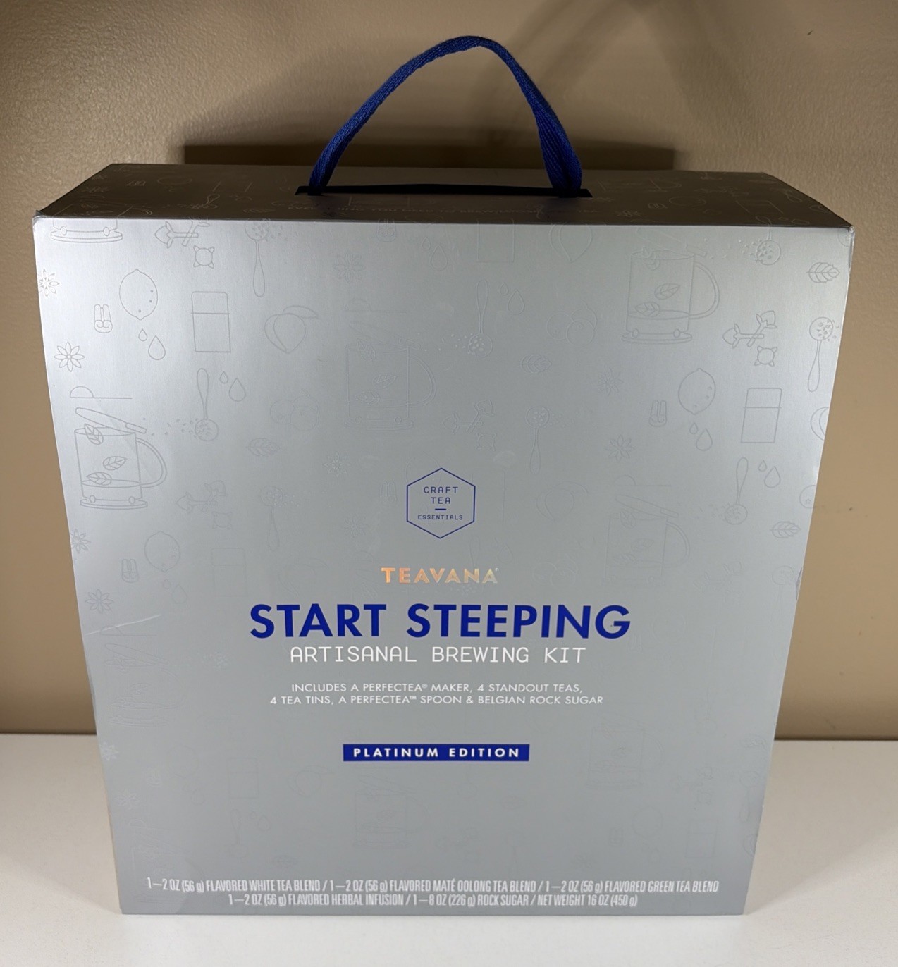 TEAVANA Start Steeping ARTISANAL BREWING KIT Platinum Edition NIB Craft Tea