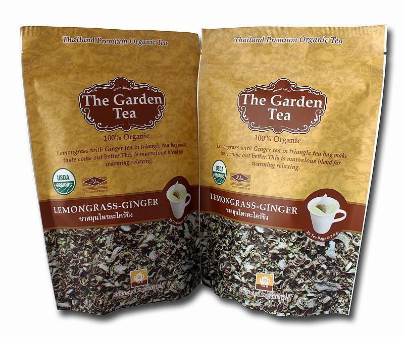 The Garden Tea Lemongrass and Ginger Thailand Premium Organic Tea (25 teabags)