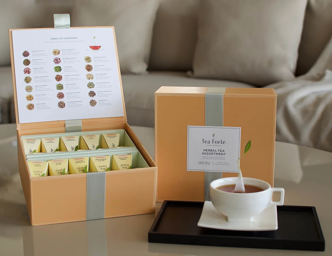 Tea Forte – Herbal Tea Assortment – 40 Count