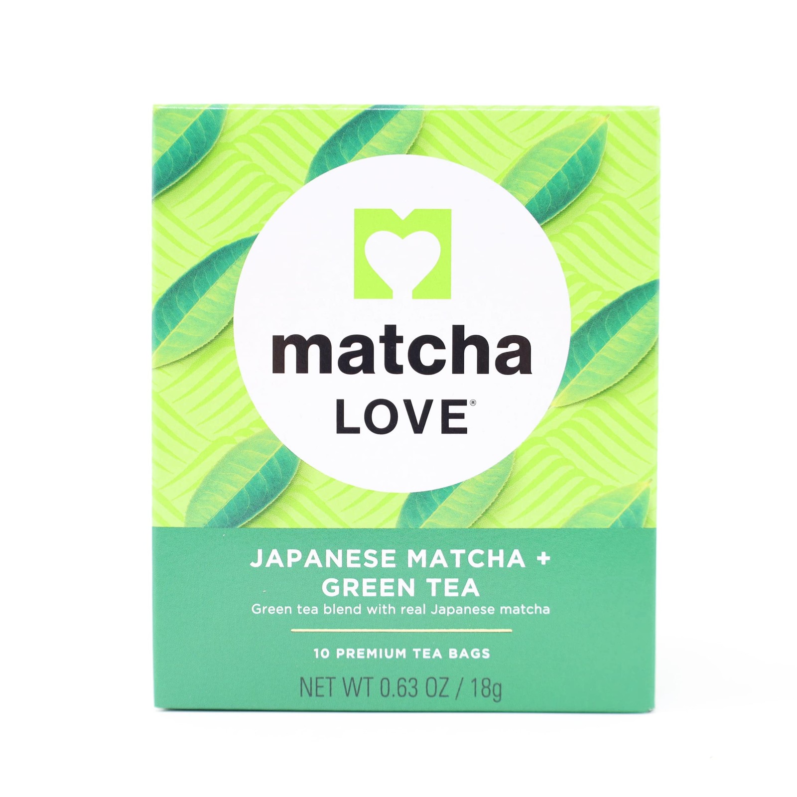 Matcha Love Japanese Green Tea, 10 Count 10 (Pack of 1)