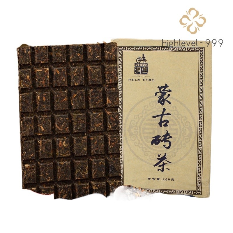 260g Authentic Mongolia Brick Tea 2023 Green Brick Tea Mellow Aroma Old Tea