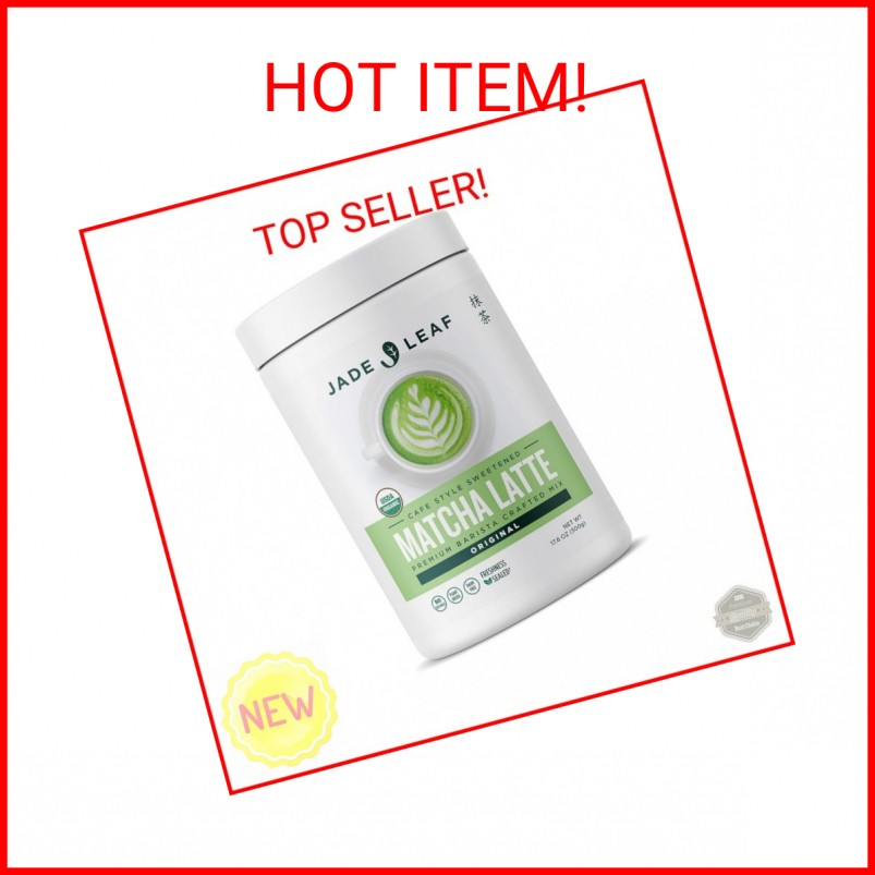 Jade Leaf Matcha Organic Matcha Latte Mix – Bulk Value Size – Lightly Sweet Japa