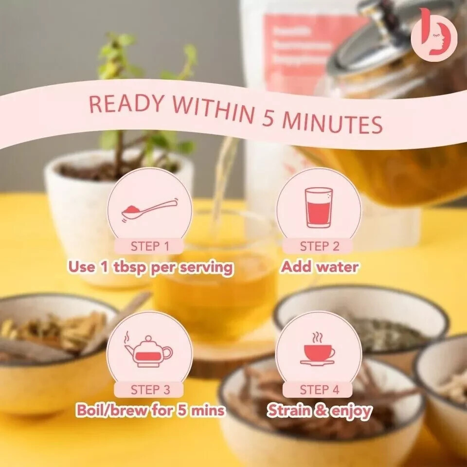 The Basics PCOS Tea 60g Free Shipping World Wide