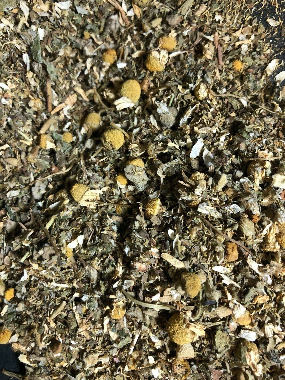 Marshmallow Mullein Mint Chamomile Raspberry No.29 Herb Osha Lomatium Roots