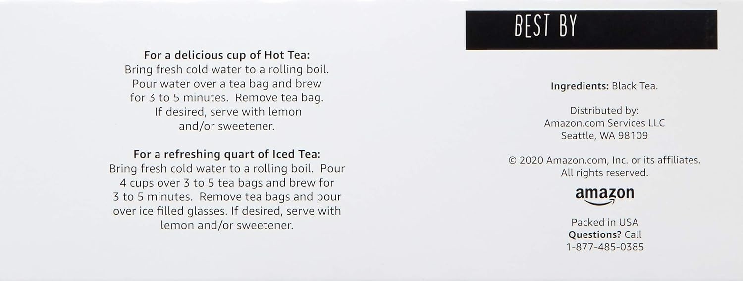 Classic Black Tea – 200 Individual Teabags for Daily Stress Relief & Relaxation