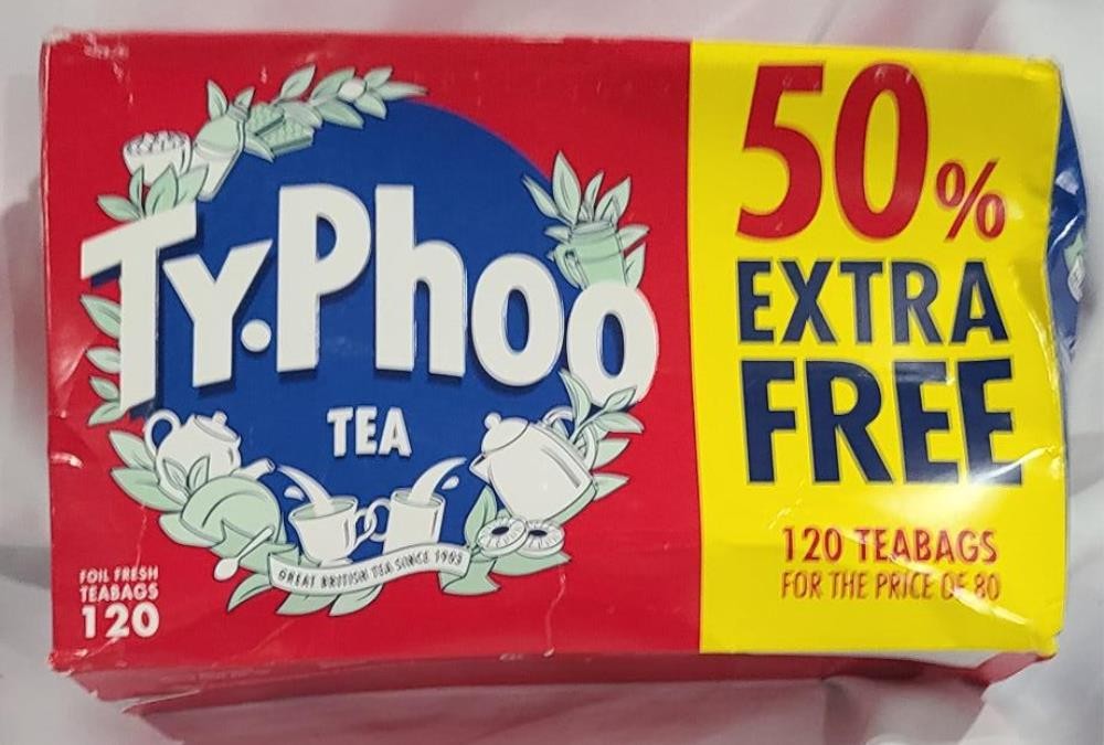 Ty-Phoo British Black Tea: 120 Teabags BB 9/25