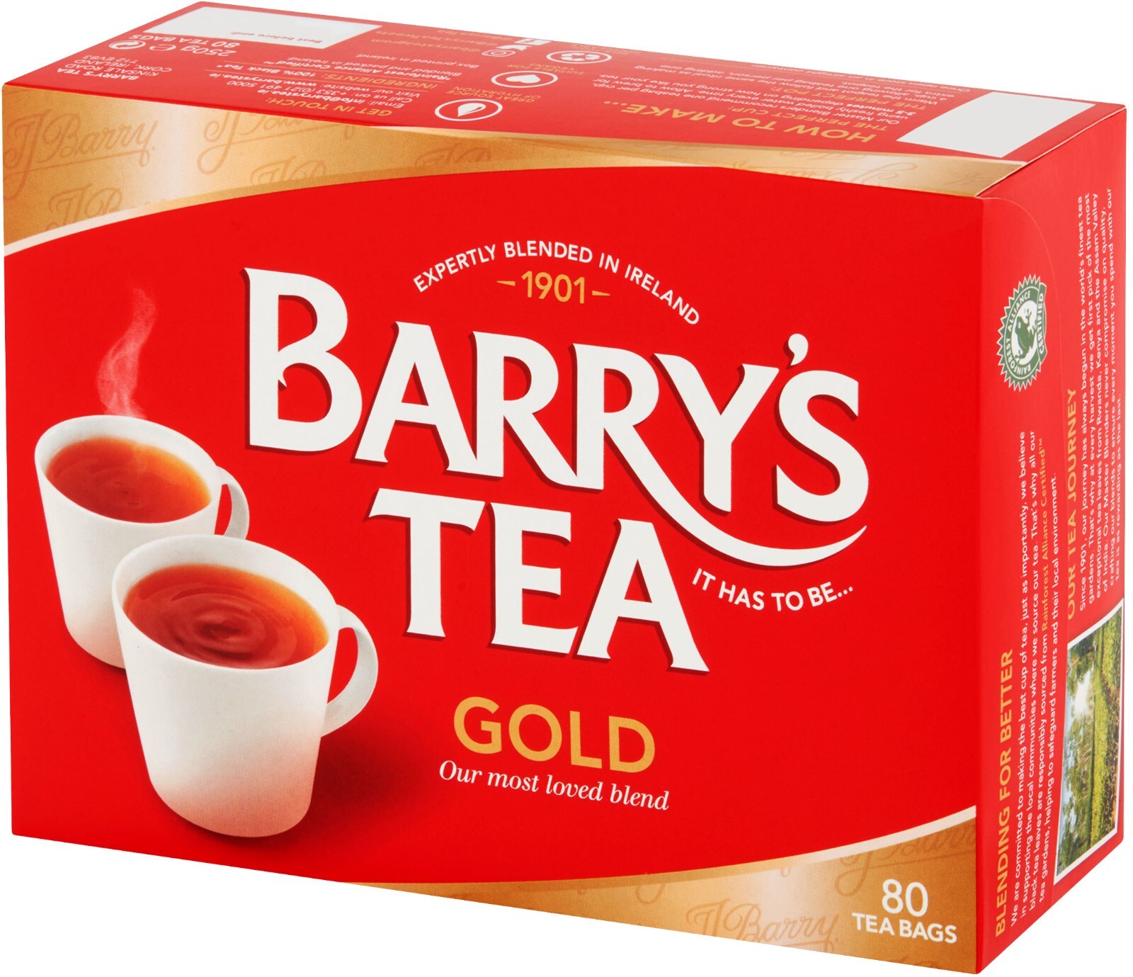 Barry’s Gold Blend Tea – 80 bags