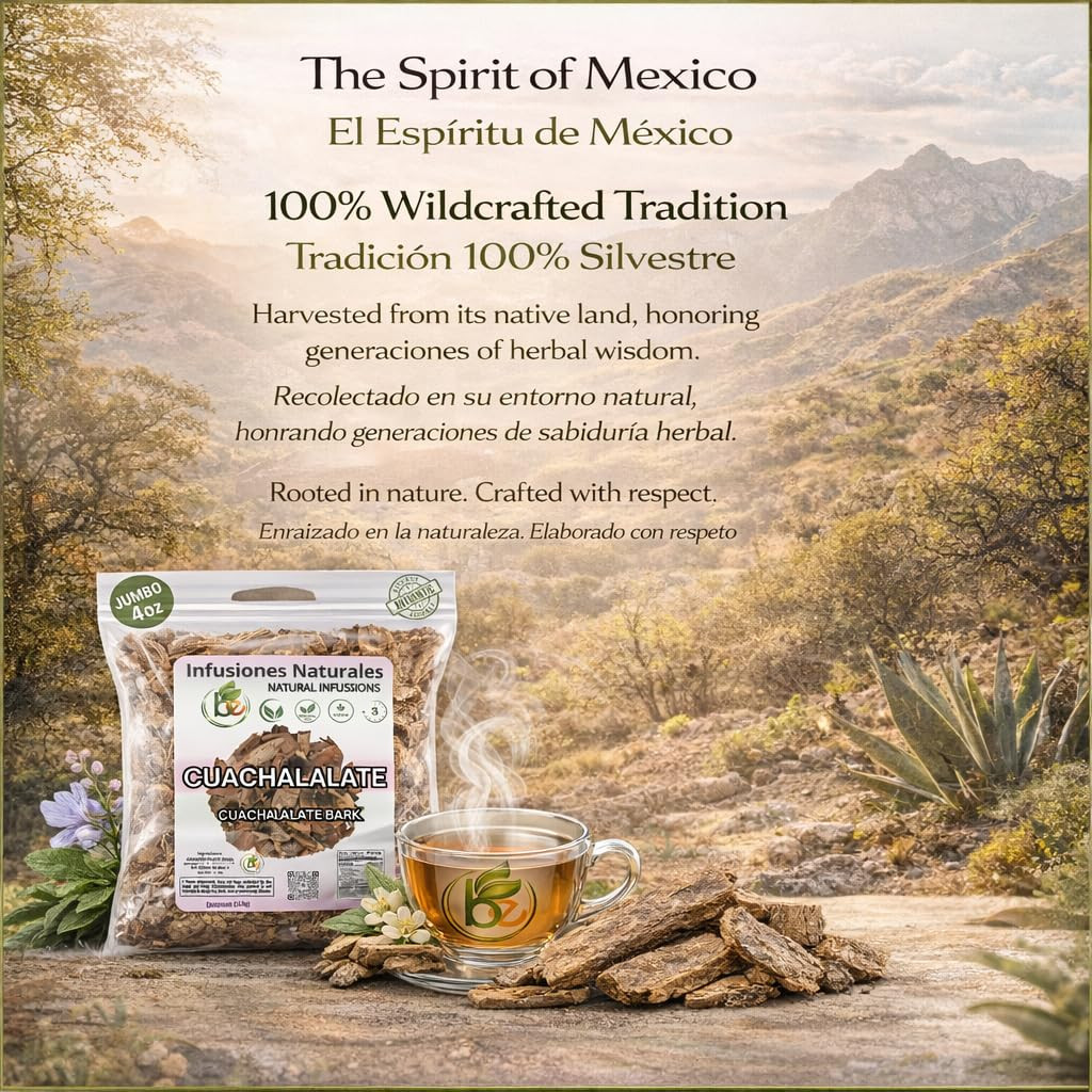 B-Experts Cuachalalate Tea 4 Oz-113G. Mexican Cuachalala, Wildcrafted (Juliana A