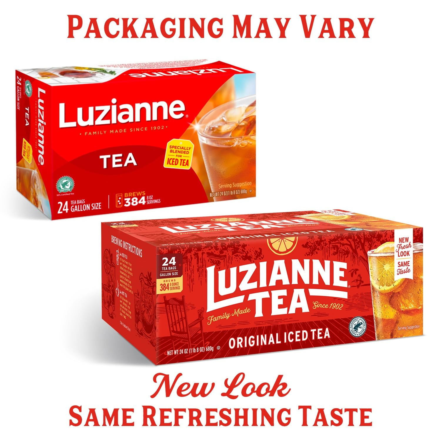 Unsweetened Iced Tea Bags, Gallon Size, 24Ct Box (Pack of 1)