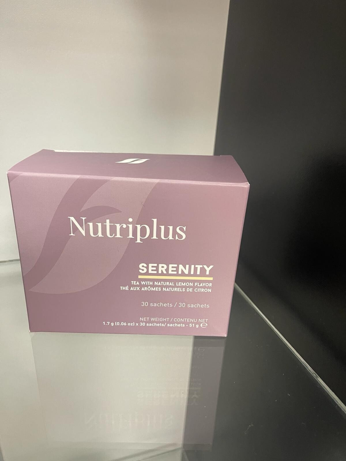 Nutriplus Serenity Lemon Tea Herbal Blend With Natural Lemon Flavor 30 Saches