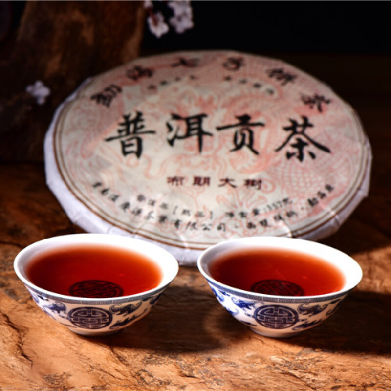 357g 2016 Yunnan Pu-Erh Black Tea High Quality Pu’er Cooked Tea Cake Tribute Tea