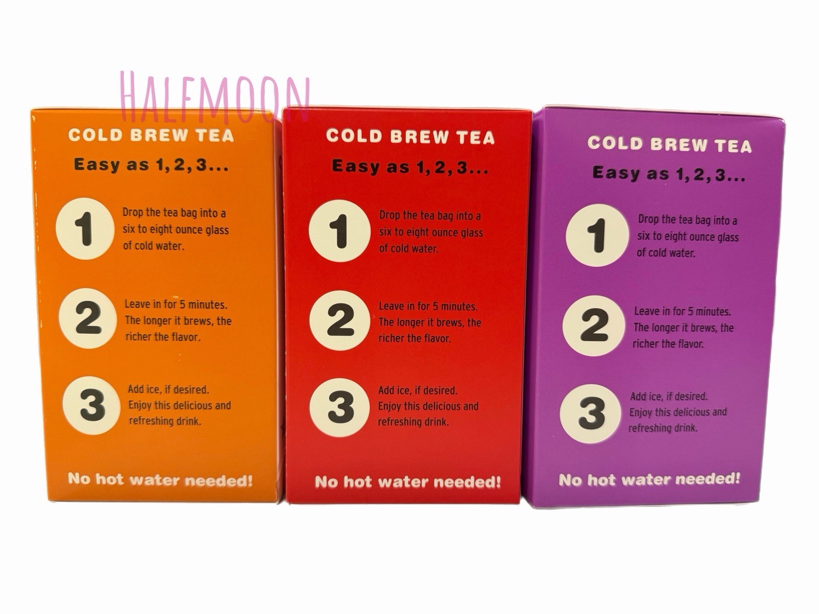 Tea Central Cold Brew Green Tea 3 Flavor Variety Pack Strawberry Mango Passion