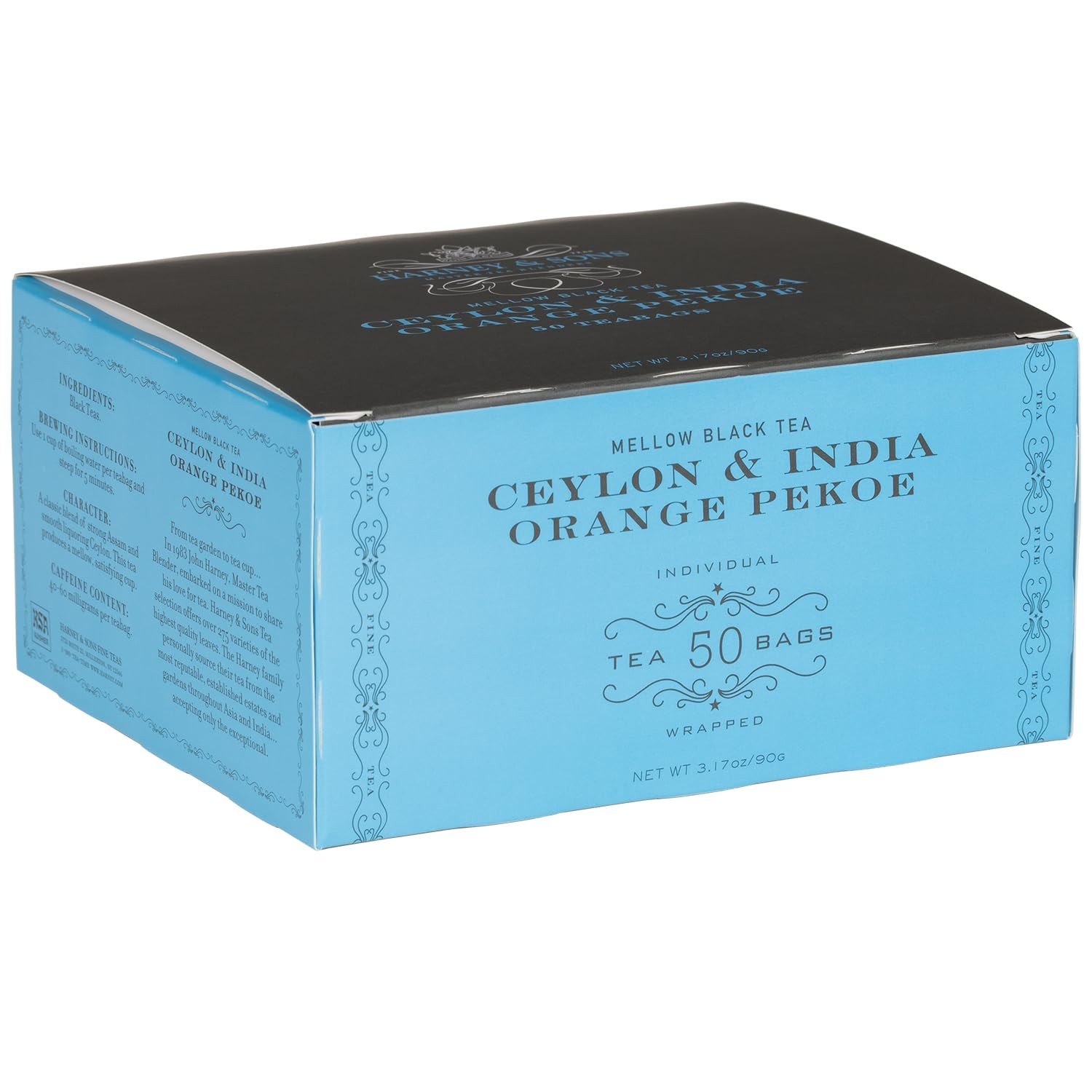 Classic Orange Pekoe Tea, 50 Kosher Teabags – Mellow Black Tea for Relaxation