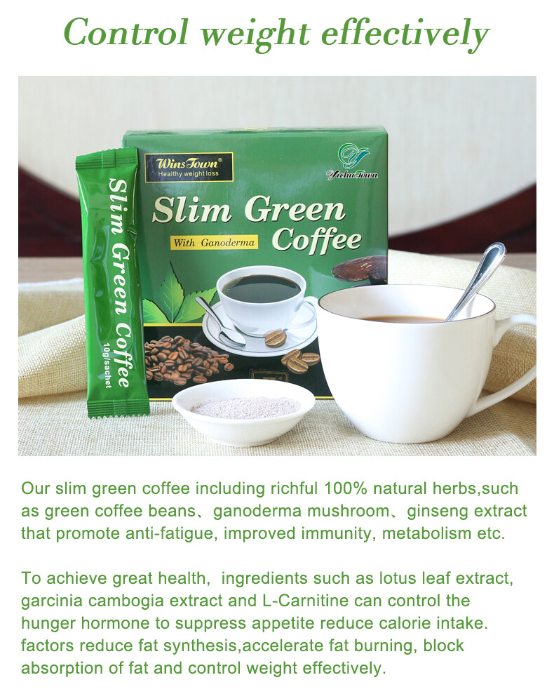 Slimming Instant Coffee 10g*18bags Slim Diet Green Weight Loss Coffee
