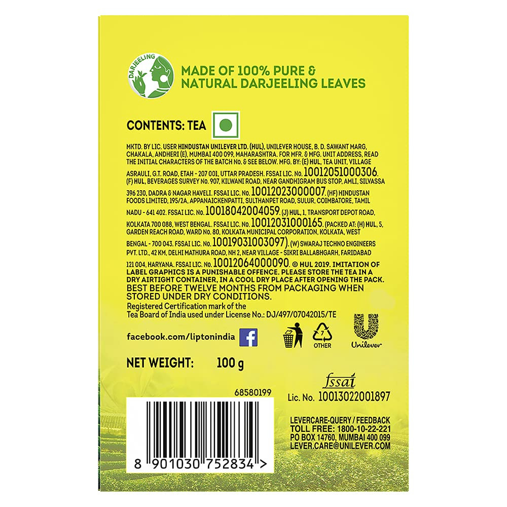Lipton Darjeeling Tea | 250G (8.82 Ounce) | Pack of 1