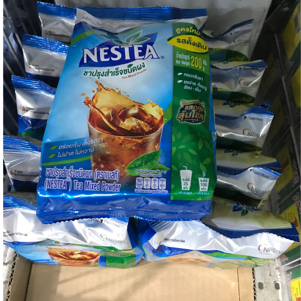 Nestea Unsweetened Tea Instant No Sugar Powder Mix Iced 200g x5