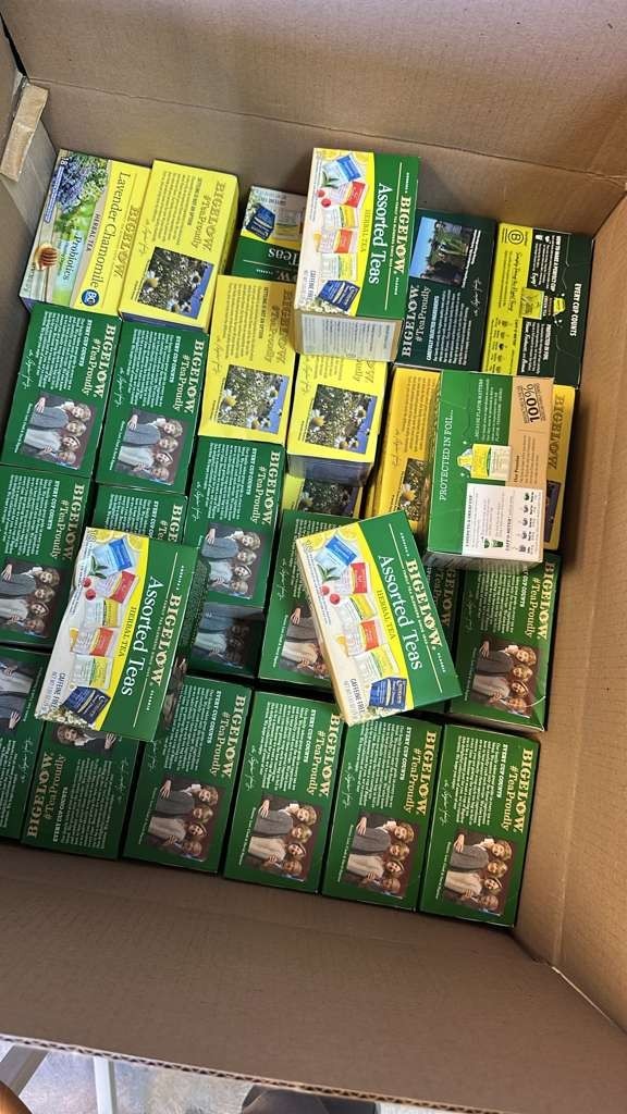 Bigelow Herbal Tea Variety Pack 18 Count Caffeine Free Gluten Free Assorted 12X