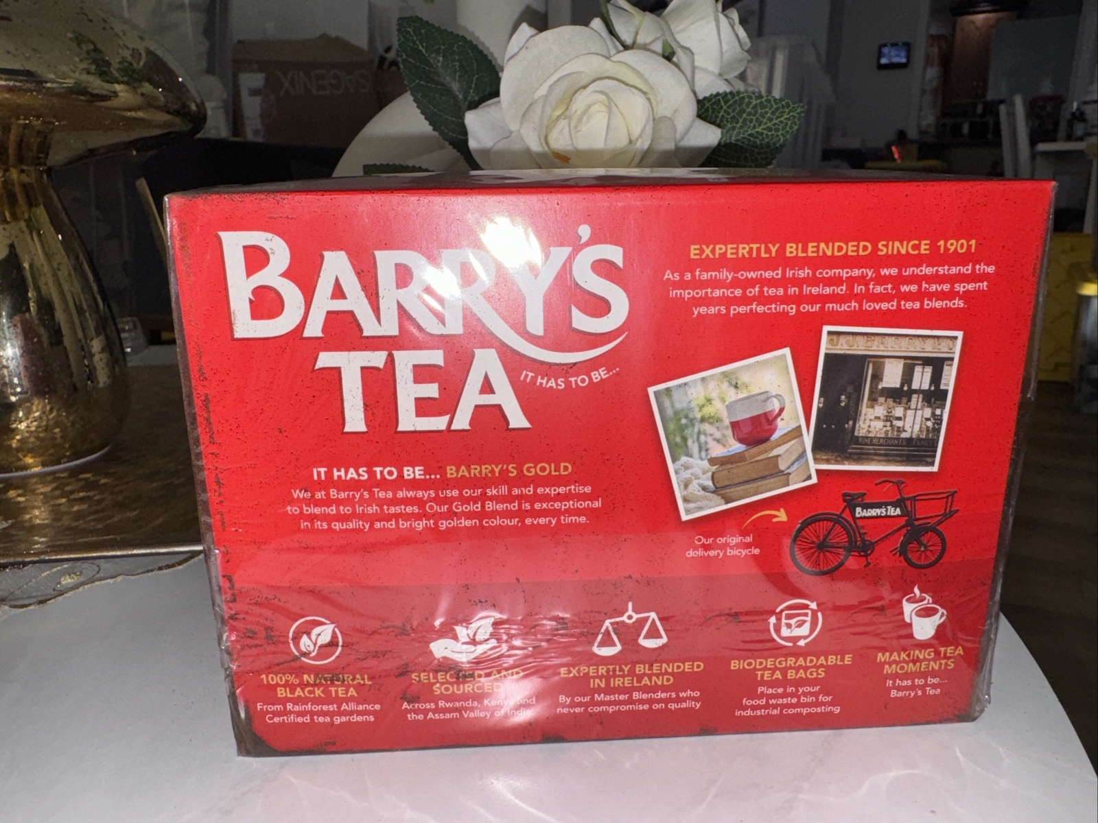 Barry’s Tea Gold Blend irish, 80 Count ,New