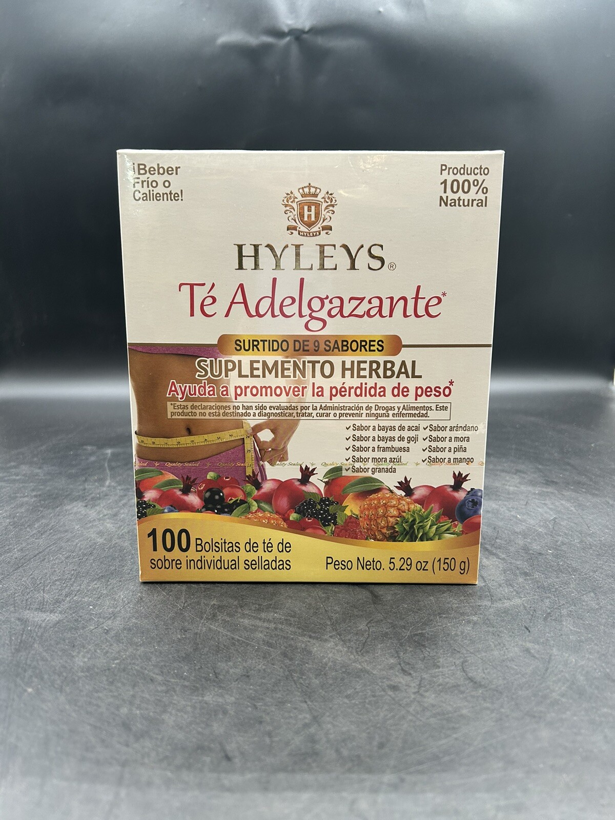 Hyleys Slim Tea 9 Flavor Assortment 100 Ct – Weight Loss Herbal Supp. (9 PACKS)