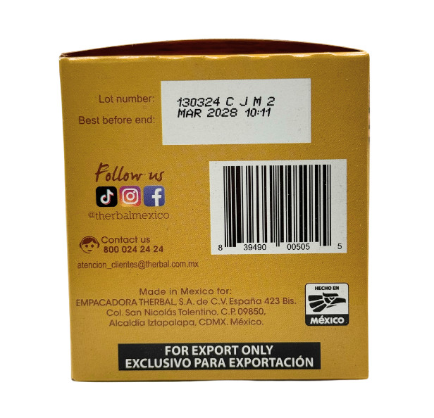 Therbal Te de Canela/ Cinnamon tea Infusion Herbs 25 bags